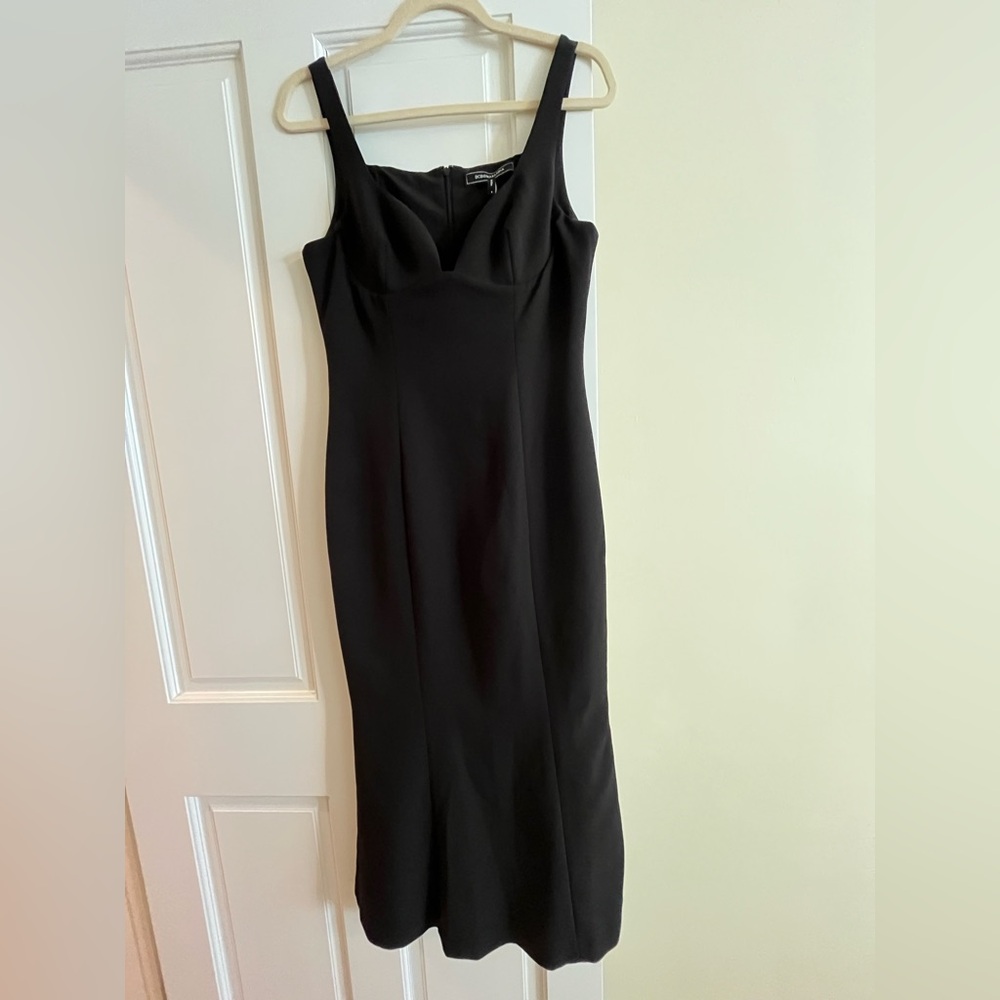 BCBGMaxAzria Black Midi Dress